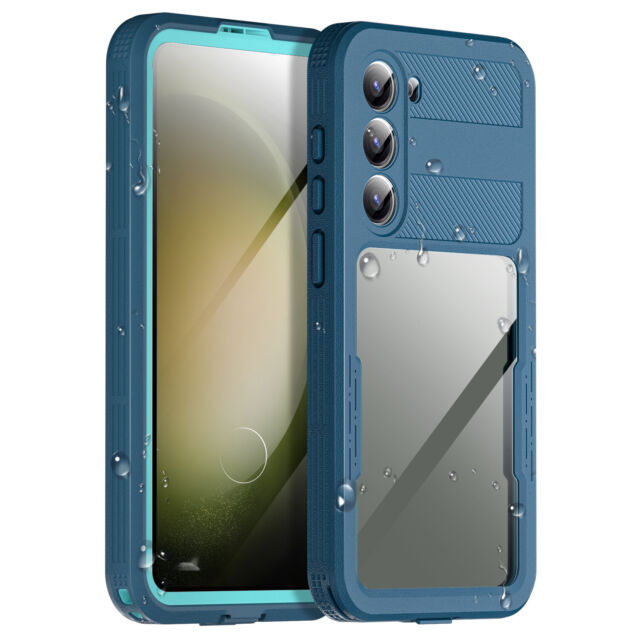 Funda de teléfono para Samsung Galaxy S22 Ultra Slim de silicona para  móvil, impermeable, con protección completa de cámara, verde pino
