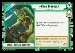 1x NM 2024 Star Wars Unlimited TCG leader Rare Hera Syndulla pre-sale