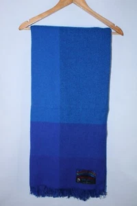 Aune Gummerus 52x61 Blue Tones 100% Pure New Wool Finnish Blanket - Picture 1 of 5