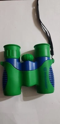 Bresser Junior 6 x 21 Childrens Binoculars in Green & Blue  #8810621  (UK)  BNIB - Image 1 of 4