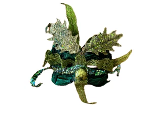 Mardi Gras Mask or Halloween Mask Handmade Frog - Picture 1 of 1