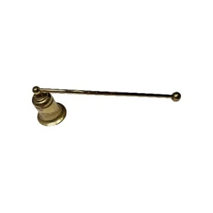 Vintage Wrought Brass Candle Snuffer Handle 8” - Picture 1 of 6