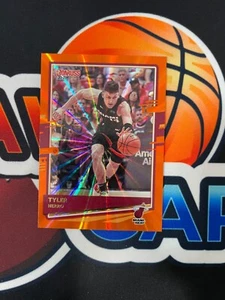 2020-21 Panin Donruss Basketball 187 Tyler Herro Orange Laser Miami Heat - Picture 1 of 2