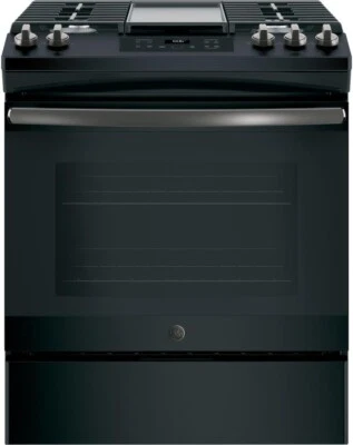 GE JGSS66FELDS 30" Black Slate Slide-In 5 Burner Gas Range NIB BP - Image 1 of 3