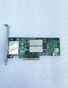 Dell H200E 6Gb/s SAS PCIe HBA 2 Port Ext SFF-8088 12DNW LSISAS2008=LSI 9200-8E - Picture 1 of 1