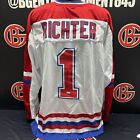 Mike Richter Signed Team USA Inscribed Autographed White Jersey Steiner