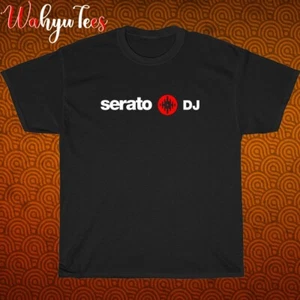 New Serato DJ Sound Logo Black/Grey/Navy/White Size S-5XL Unisex T-Shirt - Picture 1 of 8