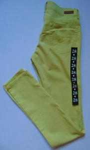 Treggings donna Billabong giallo brillante elasticizzato UK6 & UK8 PREZZO AL PUBBLICO £50 - Foto 1 di 11