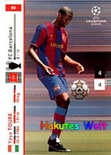 2007/08 PANINI Champions League - Yaya Toure - No. 93 - F.C. Barcelona