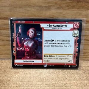 Bo-Katan Kryze: Princess In Exile SWU Shadows of the Galaxy Rare - Picture 1 of 1