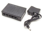 New RJ45 MINI 5-Ports Fast Ethernet Network Black Switch Hub for Desktop PC