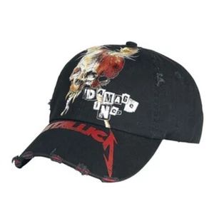Gorra de béisbol negra Metallica 'Damage Inc Distressed' - NUEVA OFICIAL - Imagen 1 de 1