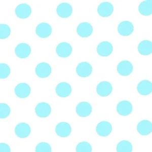 Blue Dots Table Cover - Plastic - Rectangle - 54in. x 108in. - 1 Piece - Picture 1 of 1
