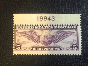ICOLLECTZONE US C12 Plate Number Single Stamp Fine NH - Picture 1 of 1