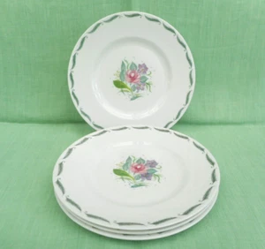 4 Susie Cooper Knochen Porzellan Duft Salatteller - 21 cm (8,5") Durchmesser - Bild 1 von 3