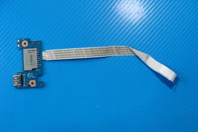 Placa lectora de tarjetas USB genuina para computadora portátil HP 17,3” 17-by4623dx con cable 6050A2979801 Foto 1 de 3