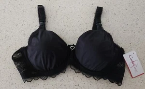 Cache Coeur French "Dunes" Black Maternity Bra Size 12C Sale $30.00 + Free Post - Picture 1 of 9