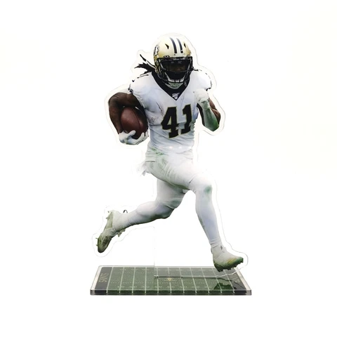 Alvin Kamara Figure - #41 of New Orleans Saints Running with the Ball Ornament Cover
