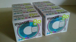 40 Minidisc Maxell Twinkle Série 5 MD 80 min - Photo 1/6