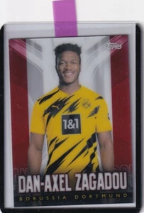Topps Chrome BVB Transcendente 2020/21 - Dan Axel Zagadou Rojo Limitado 1/5 - Imagen 1 de 2