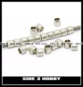 Tubos de cable de energía Detail Up 3 mm S piezas metálicas de tubería para 1/144 RG HG GDM plata - Imagen 1 de 2