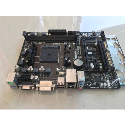 For Gigabyte GA-F2A55M-DS2 A55 Motherboard FM2+/FM2 DDR3 Tested OK - Image 1 of 4