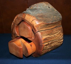 SPANCRAFTCO PINE JEWELRY BOX 2 DRAWER NATYRAL HANDCRAFTED TRINKET TREASURE CHEST - Picture 1 of 12