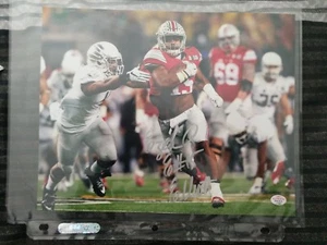Dallas Cowboys Ezekiel Elliott NFL Football 8x10 Photo signed PAAS coa - Picture 1 of 2