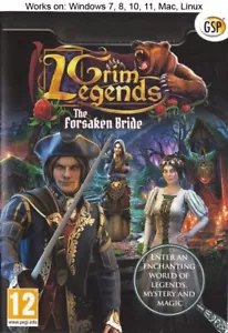 Grim Legends: The Forsaken Bride PC Mac Hidden Object Game 2014 Windows 10 11 - Picture 1 of 2