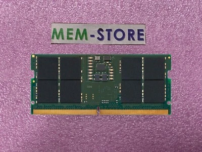 16GB DDR5-5200 SODIMM ECC RAM KSM52T42BS8KM-16HA Compatible Replacement Memory - Image 1 of 3