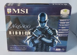 MSI NX6800 Nvidia GeForce NX6800-TD256E PCI-E 256MB DDR1 Video Card - Picture 1 of 10