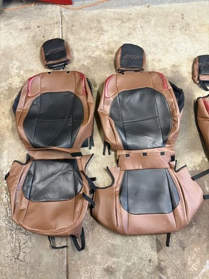 NUEVAS fundas de asiento de cuero personalizadas para Jeep JL PRP Foto 1 de 4