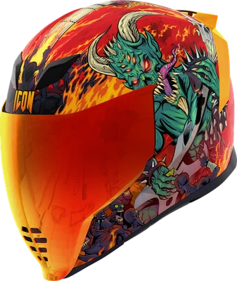 Capacete ICON Airflite* - Blegh - MIPS? - Vermelho - Grande 0101-16923 - Imagem 1 de 4