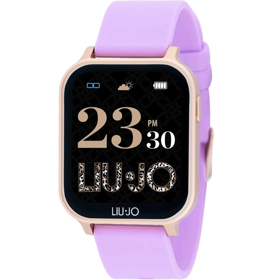 Smartwatch Donna LIU JO LUXURY VOICE ENERGY SWLJ118 Silicone Viola Rosè - Bild 1 von 1