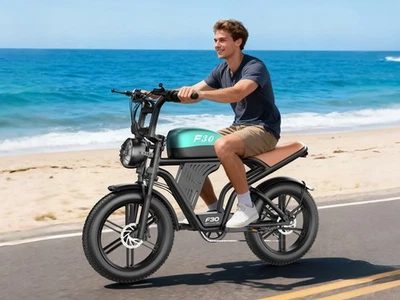 AVBDJOY 2000W Electric Bike Adult 30-60Mile 25MPH 20*4" Fat Tire Off-road Mountain Ebike