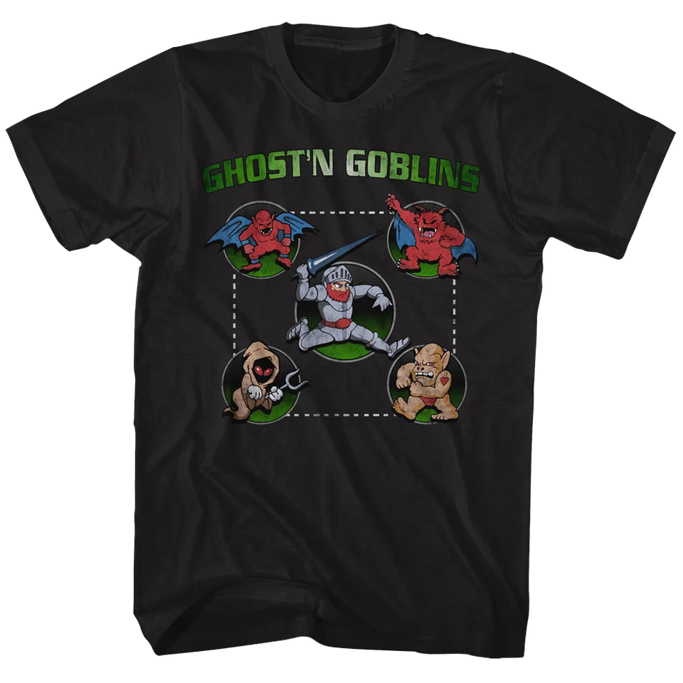 Ghost 'N Goblins - Full Circle - Manga Corta - Adulto - Camiseta - Imagen 1 de 1
