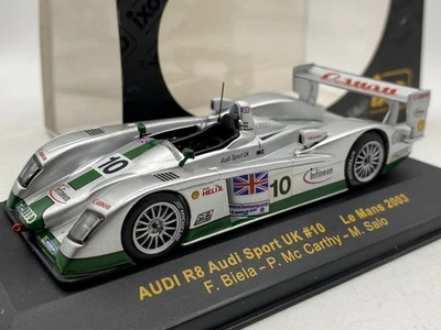 Ixo Models Audi R8 Sport UK Biela Mc Carthy Salo 2003 Le Mans LMM051 1:43 diecas - Immagine 1 di 4