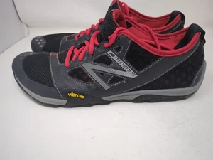New Balance Size 13D Minimus MT20GR Vibram Low Black Red Barefoot Hiking Shoes - Picture 1 of 14