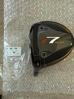 LEFT HAND TAYLORMADE TOUR ISSUE R7 QUAD MINI DRIVER 11.5 HEAD ONLY LH 232 CT - Image 1 of 4