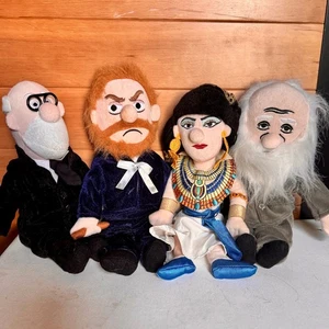 Little Thinkers Plush Set – Freud, Van Gogh, Cleopatra & Darwin Walk Into a Bar… - Picture 1 of 5