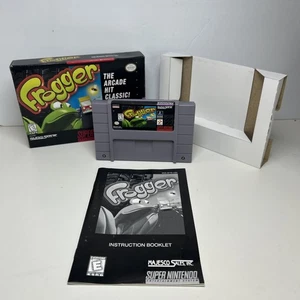 Frogger Super Nintendo Completo CIB Muy Buen Estado! ¡ÚLTIMO LANZAMIENTO SNES! RARO - Imagen 1 de 18