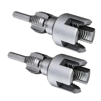 Integrated Internal / External Pipe Threading Tool ½” + ¾” PVC Pipe Threader Kit - Image 1 of 4