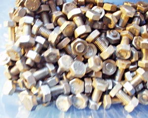 100 Sechskantschrauben M8 X 20 mm V2A DIN 933 mit Muttern - Bild 1 von 2