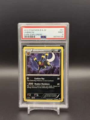 PSA 9 2012 Pokemon B&W Umbreon Dark Explorers #61 - Image 1 of 2