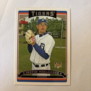 2006 Topps Justin Verlander Rookie Karte (RC) #641 - Detroit Tigers Future HOFer - Bild 1 von 2