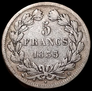 5 Francs 1835 Louis Philippe I - Foto 1 di 2