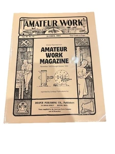 Amateur Work Magazine Book 1996 Useful Arts and Sciences 1903 through 1904 - Foto 1 di 6