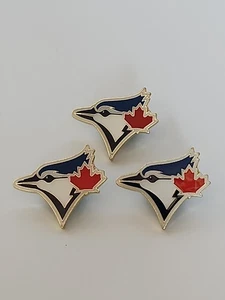 (Paquete de 3) Prendedores esmaltados con logotipo del equipo de béisbol MLB Toronto Blue Jays, ENVÍO GRATUITO - Imagen 1 de 3