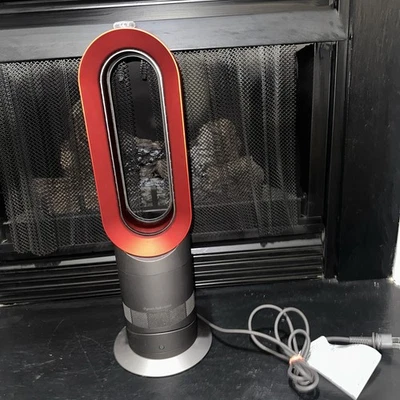 Dyson AM04 Hot + Cool Tower Table Fan w/ OEM Remote Tested Working - Image 1 of 4