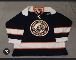 Versiegelt Neu Vintage San Diego Gulls Trikot Hockey SP Herren XL 40825KS - Bild 1 von 6